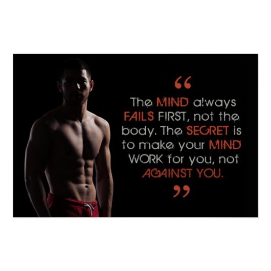Make Your Mind Work Motivational Poster ポスター (正面)