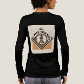 Make Your Move – Chess Piece Design トライブレンドＴシャツ (背面)