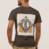 Make Your Move – Chess Piece Design Tシャツ (裏面)