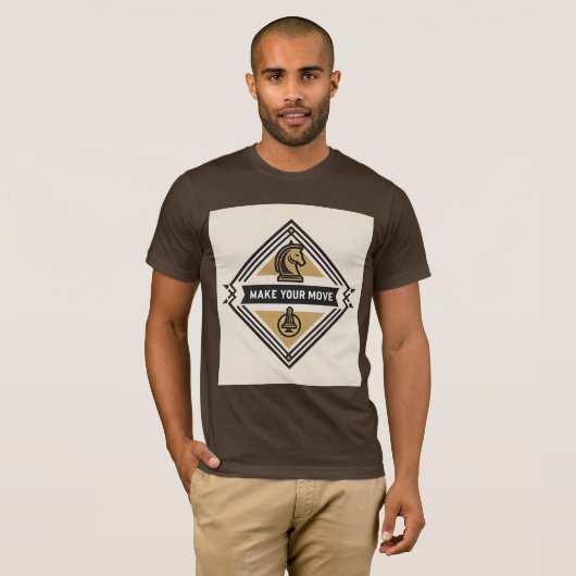 Make Your Move – Chess Piece Design Tシャツ (正面フル)