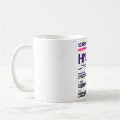 Make Your Own Boarding Pass Mug コーヒーマグカップ (左)