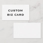 MAKE YOUR OWN BUSINESS CARDS 名刺 (正面/裏面)