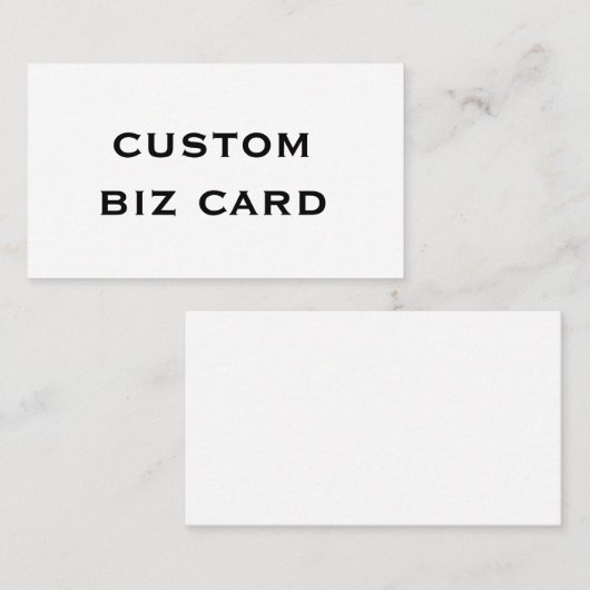 MAKE YOUR OWN BUSINESS CARDS 名刺 (正面/裏面)