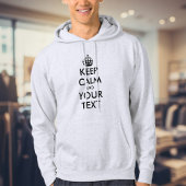 Make your own custom keep calm hoodie for men パーカ
