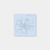 Make Your Own Custom Name Octopus Sticky Notes ポストイット (正面)