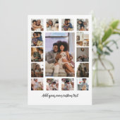 Make your own custom personalized 15 photo カード (スタンド正面)