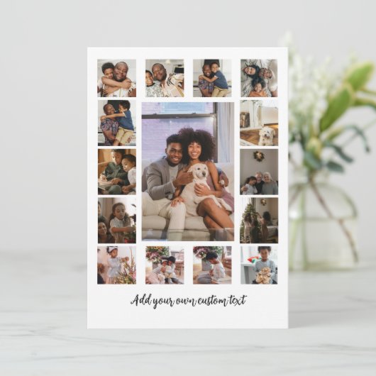 Make your own custom personalized 15 photo カード (スタンド正面)