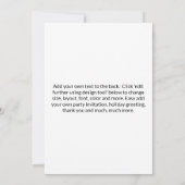 Make your own custom personalized 15 photo カード (裏面)