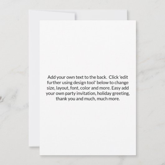 Make your own custom personalized 15 photo カード (裏面)