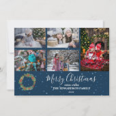 Make your own family collage berries Christmas シーズンカード (正面)