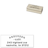 Make Your Own Handwritten Botanical Return Address ラバースタンプ (押印)