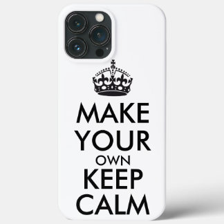 Make your own keep calm - black  iPhone 13 pro maxケース