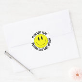 Make Your Own Smilie Round Sticker (中文字) ラウンドシール (封筒)