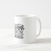 make your self better then last year コーヒーマグカップ (正面右)
