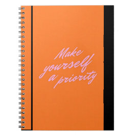 Make Yourself a Priority Self Care Journal ノートブック