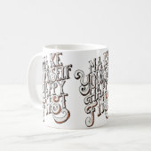 Make Yourself Happy First コーヒーマグカップ (正面左)