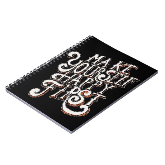 Make Yourself Happy First ノートブック (左側)
