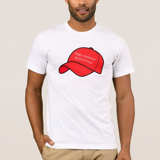 Makeamerica MAGA Free Tシャツ (正面)