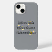 MakeaWish,Takeachance,Makeachangeの電話ケース Case-Mate iPhoneケース (裏面)
