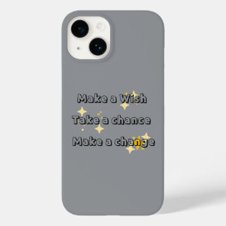 MakeaWish,Takeachance,Makeachangeの電話ケース Case-Mate iPhone 14ケース