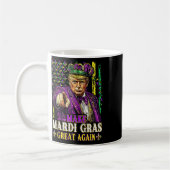 Makemardi Gras再素晴らし度おもしろいMardi Gras Men Wom コーヒーマグカップ (左)