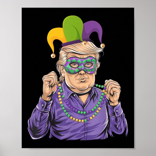 Makemardi Gras再素晴らし度おもしろいMardi Gras Men Wom ポスター (正面)