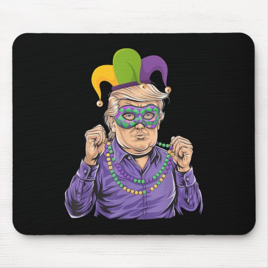 Makemardi Gras再素晴らし度おもしろいMardi Gras Men Wom マウスパッド (正面)