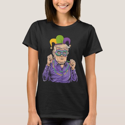 Makemardi Gras再素晴らし度おもしろいMardi Gras Men Wom Tシャツ (正面)