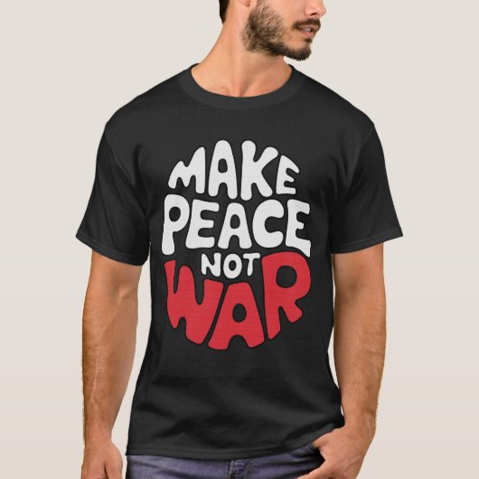 MAKEPEACENOTWAR Tシャツ (正面)