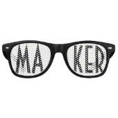 MAKER ・工芸品 レトロサングラス (正面)