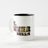 Maker Bible Christian聖なる書物、経典の父の日のマグの氏 ツートーンマグカップ (正面左)