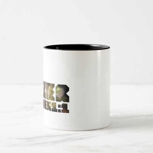 Maker Bible Christian聖なる書物、経典の父の日のマグの氏 ツートーンマグカップ (中央)