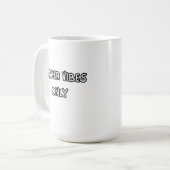 maker vibes only コーヒーマグカップ (正面左)