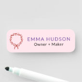 Makersのお洒落クリスマスリース 名札 (インサイチュ)