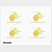 #makersmovement手作り編み物 長方形シール (シート)