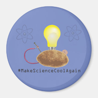 #MakeScienceCoolAgain – ポテトラウンドマグネット マグネット