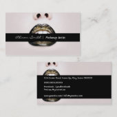 Makeup artist 名刺 (正面/裏面)