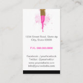 Makeup Artist 名刺 (裏面)