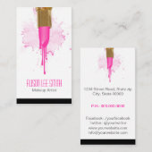 Makeup Artist 名刺 (正面/裏面)