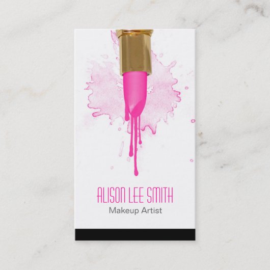 Makeup Artist 名刺 (正面)