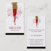 Makeup Artist 名刺 (正面/裏面)