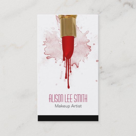 Makeup Artist 名刺 (正面)