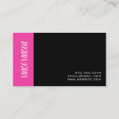 Makeup Artist  Beauty Salon  名刺 (裏面)