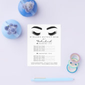 Makeup Artist Beauty Salon Flyer SPA Black White チラシ (シングル)