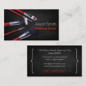 Makeup Artist brushes / Cosmetic Brushes 名刺 (正面/裏面)
