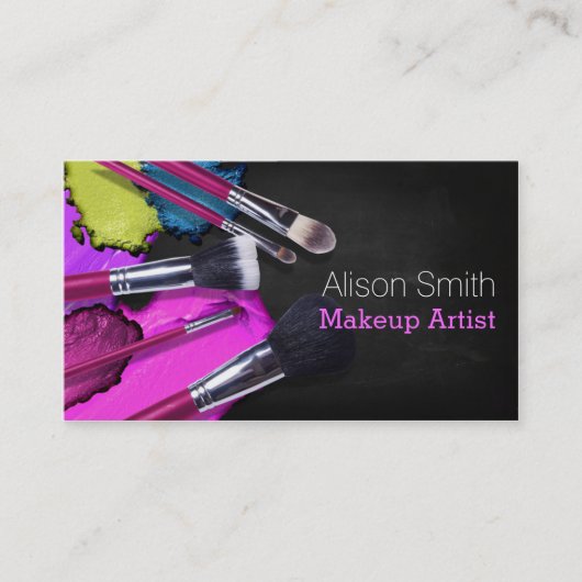 Makeup Artist brushes / Cosmetic Brushes 名刺 (正面)