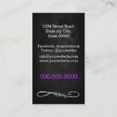 Makeup Artist brushes / Cosmetic Brushes 名刺 (裏面)