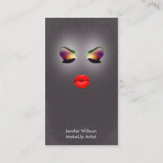 Makeup Artist Business Card 名刺 (裏面)