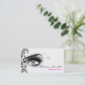 MakeUp artist business card 名刺 (スタンド正面)