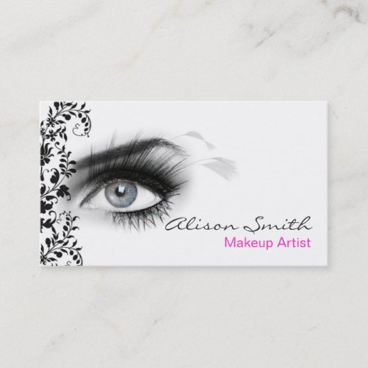 MakeUp artist business card 名刺 (正面)